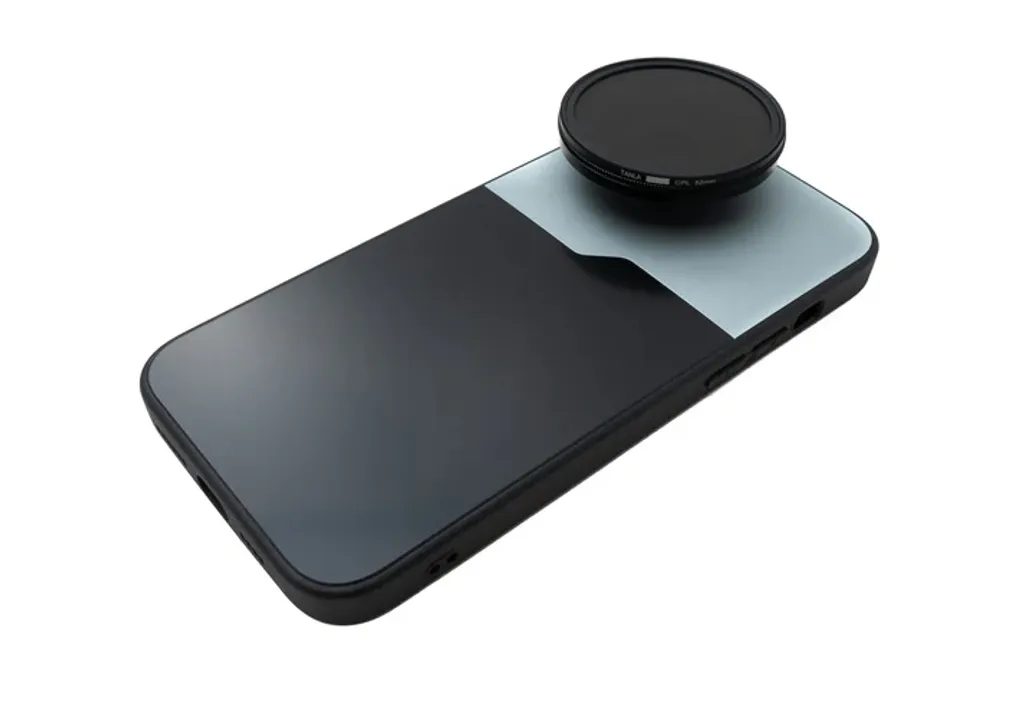 Kit Fotografia iPhone 15 Plus: Filtro CPL 52mm SYSTEM-S e Custodia