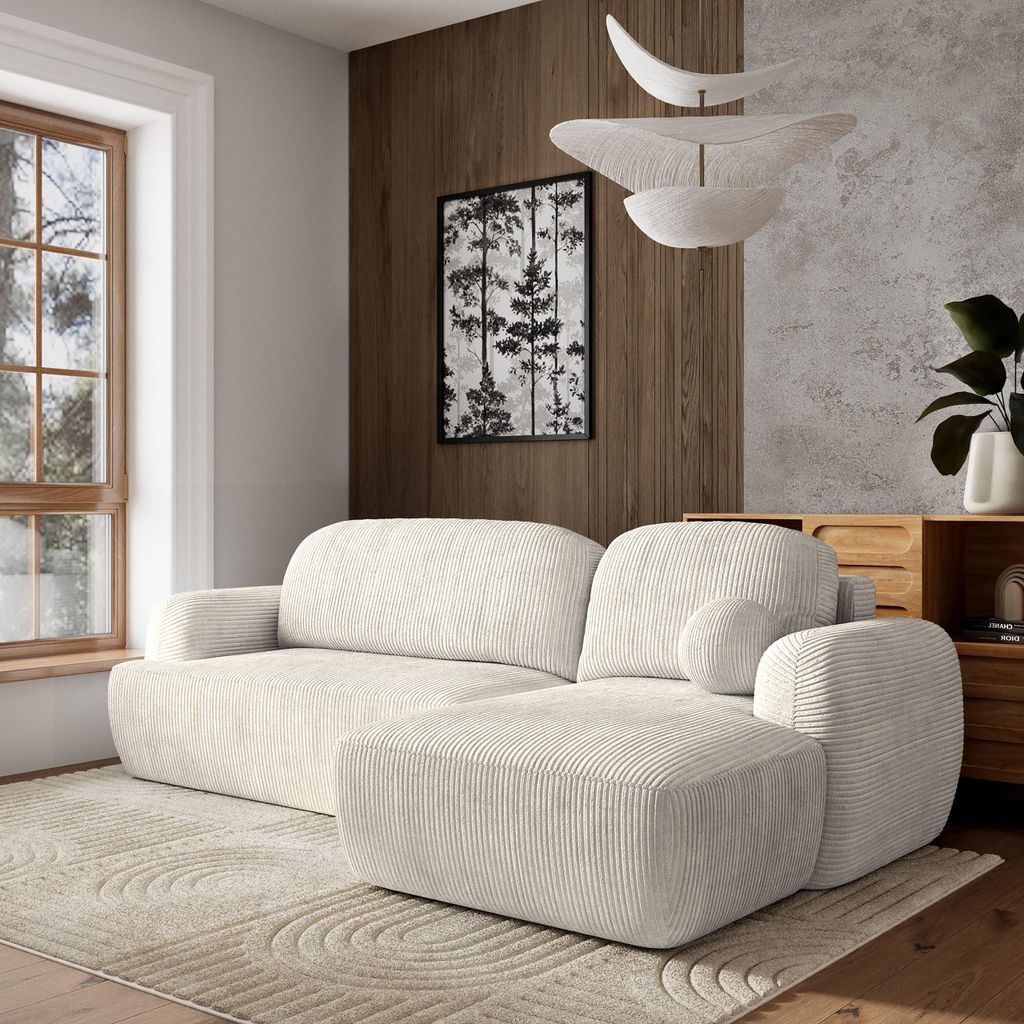 Masseno Ecksofa MODENZA P R-S mit Schlaffunktion L-Form, Produktbild 