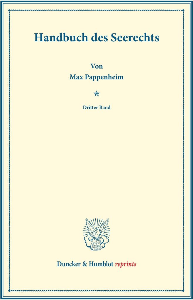 Handbuch des Seerechts