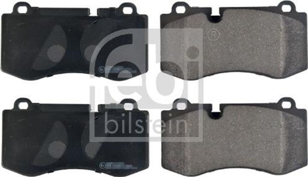 FEBI BILSTEIN 16745 Bremsbelagsatz, Scheibenbremse OE A0044206220 kompatibel mit CLS, E-Klasse, S-Klasse, SL