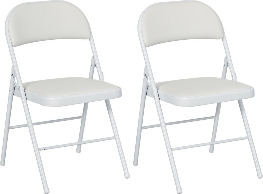 HOMCOM Klappstuhl 2er Set Klappbar Campingstuhl mit Produktbild 