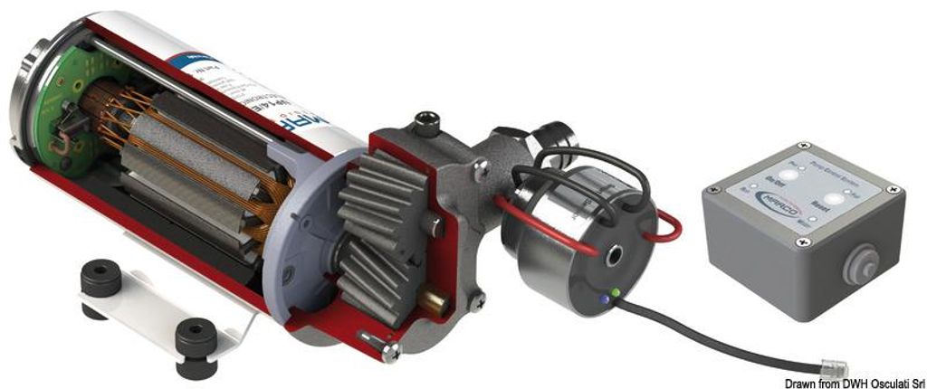 Marco elektrische automatische Frischwasserpumpe 2.5 bar 46l/m - Osculati 16.081.14