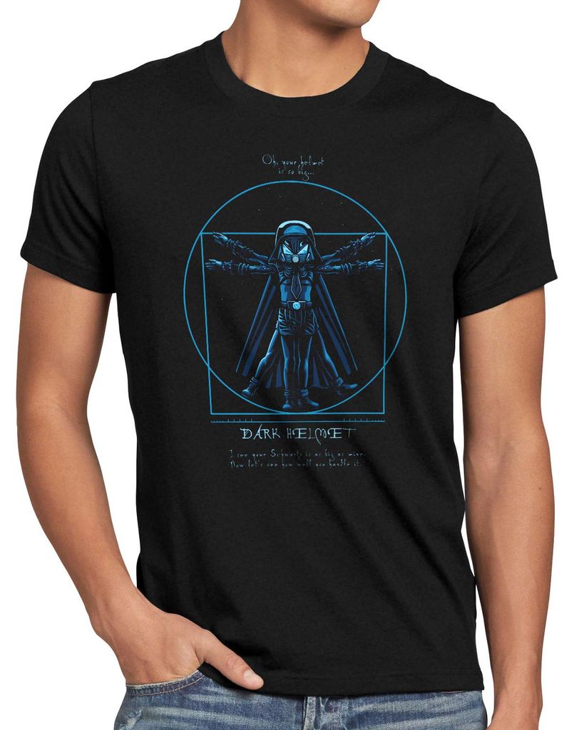 style3 Vitruvian Helmet Herren T-Shirt