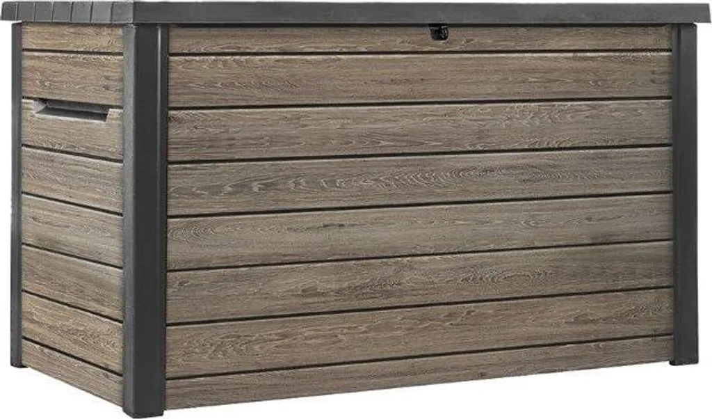 Malle de rangement extérieure 870 l Ashwood en résine haute qualité