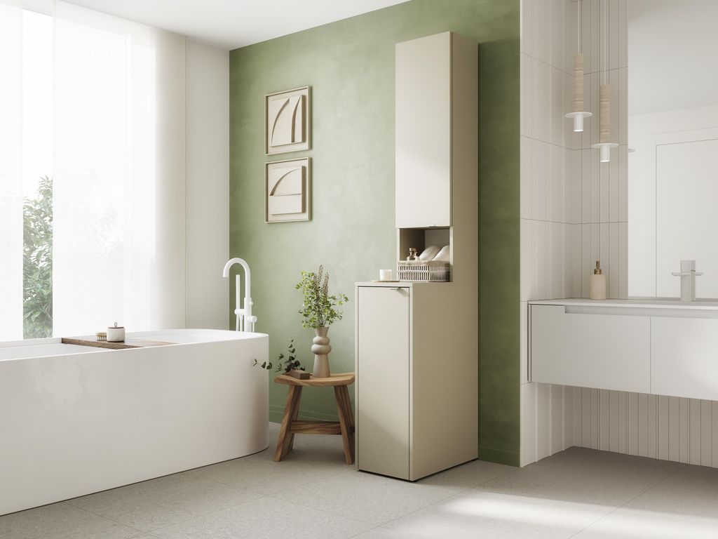 Koupelnová skříňka LORA 210 x 33 x 56 cm vysoká, úložná Obrázek produktu 