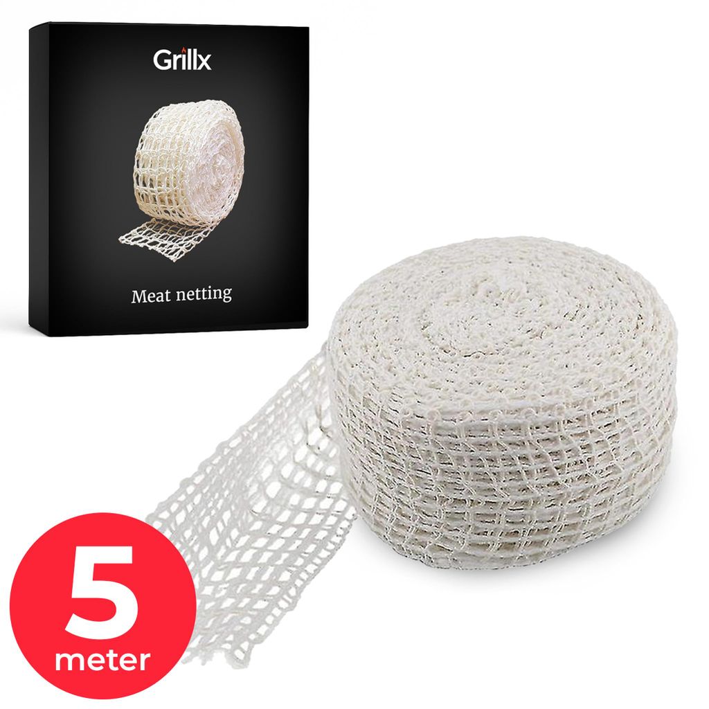 Grillx Rollbratenetz - 5 Meter - Elastisches Rollbratennetz Produktbild 