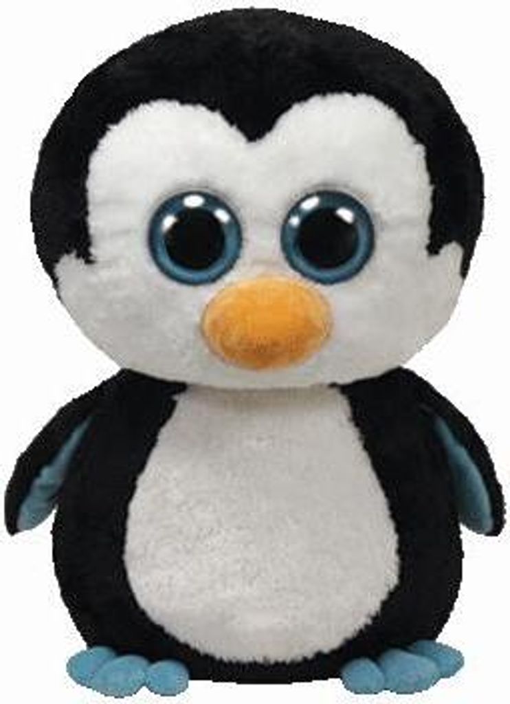 TY Beanie Boo Kuscheltier Waddles Pinguin Plüsch XL 42 cm Produktbild 