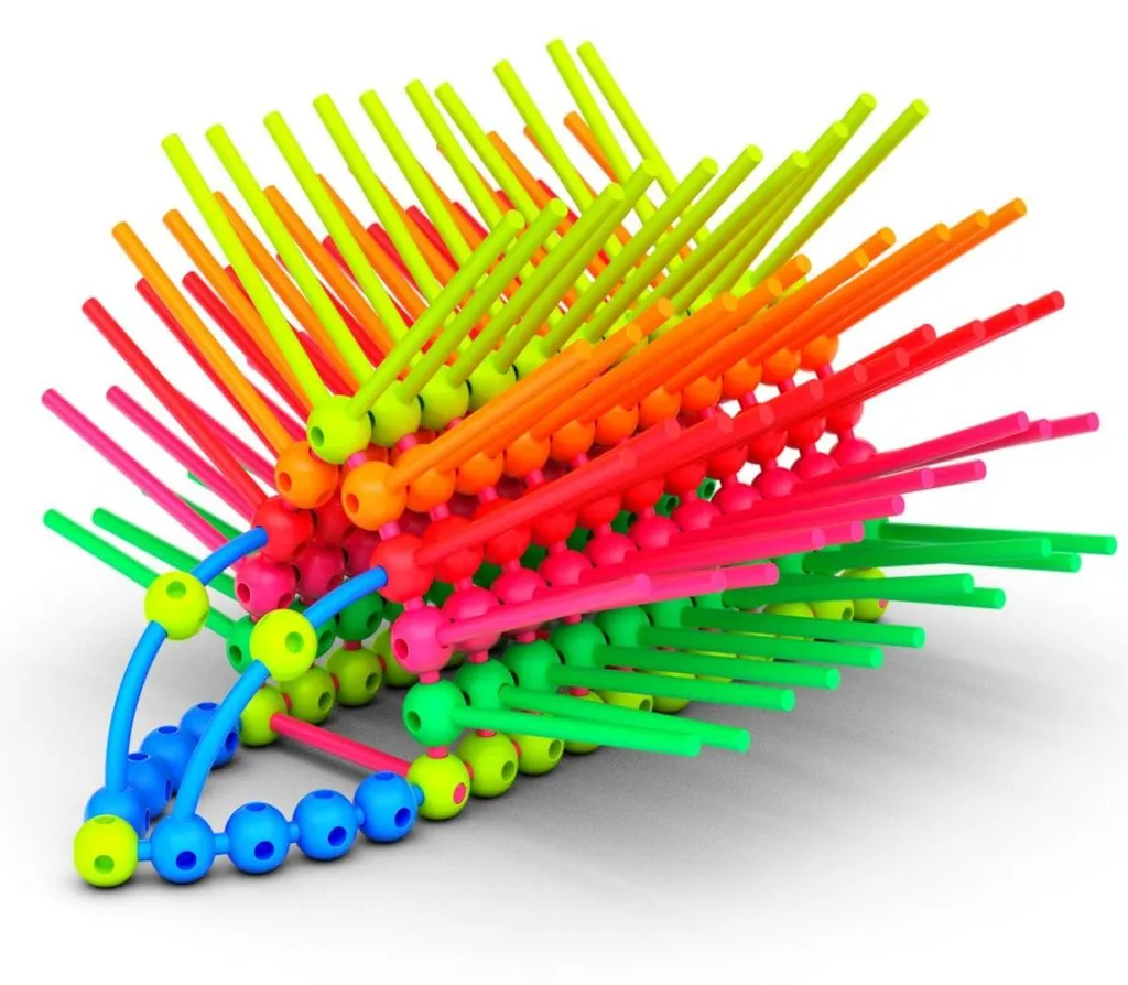 Bâtonnets de construction souples Meli Stik Neon 600 pour structures - 2