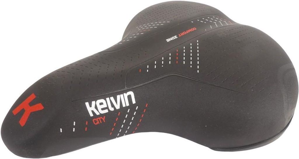Fietszadel Wittkop Kelvin met zadelpen - Zwart Productafbeelding 