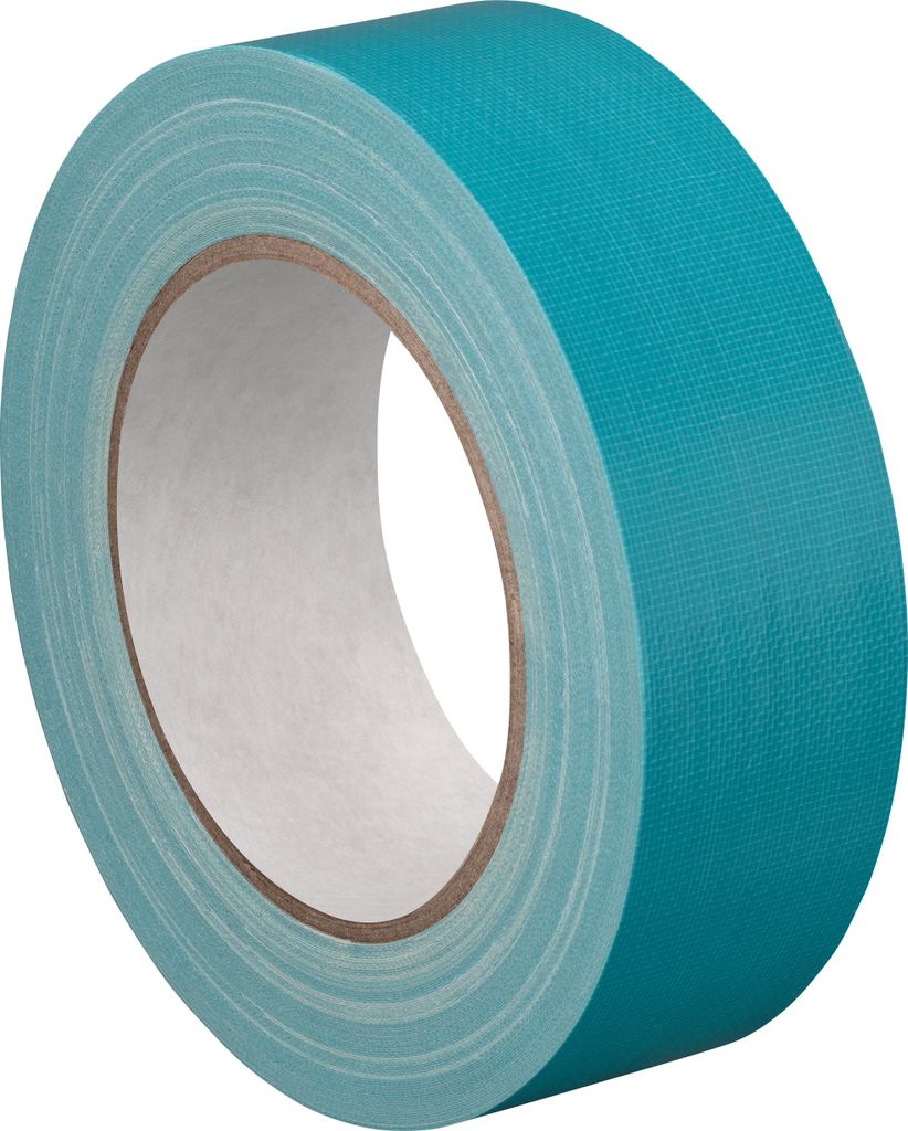 Premium Gewebeklebeband blau 38mm x 25m, extra stark und Produktbild 