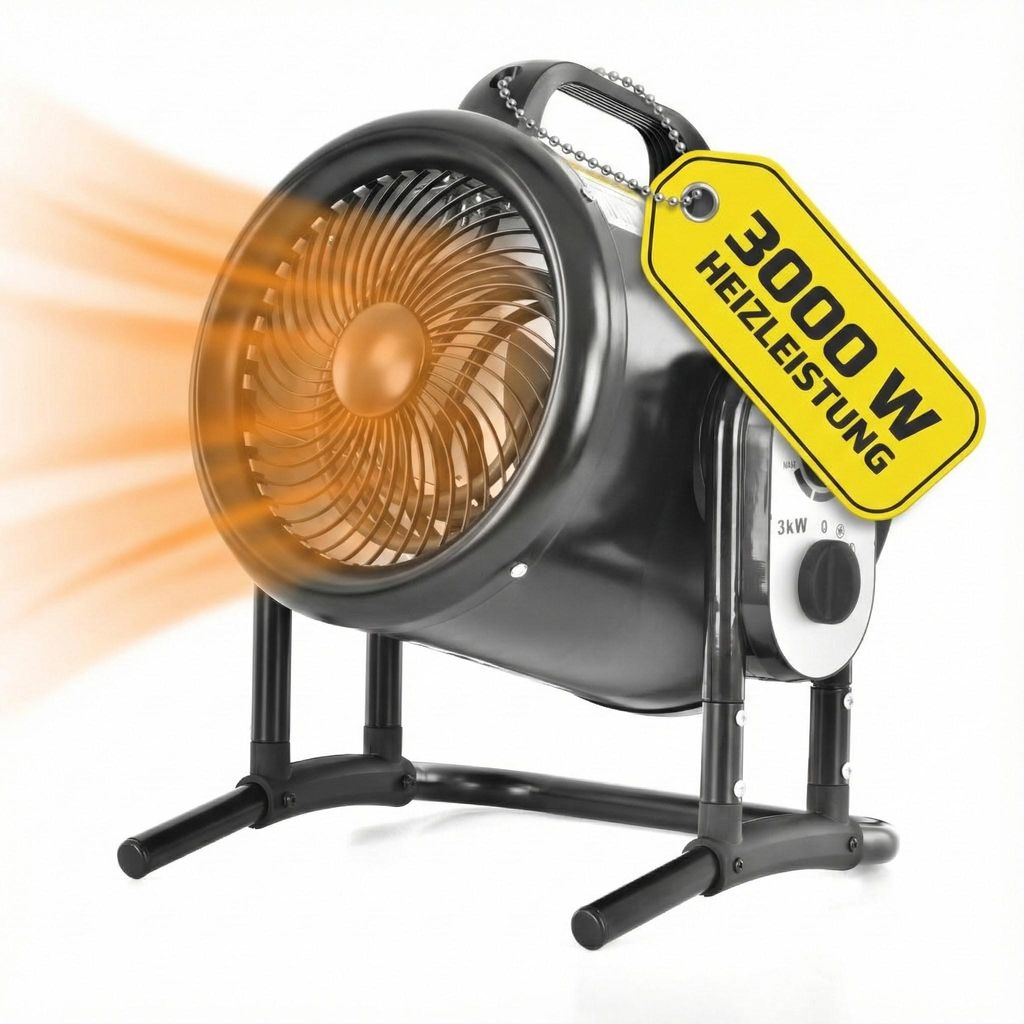 HECHT 3422 Heizlüfter 2in1 Ventilator | 3000 W | bis 40 m² Produktbild 
