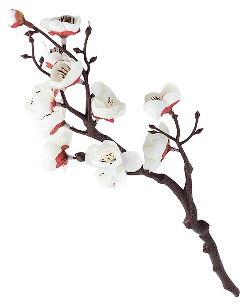 Künstliche Winterblütenzweige, UV-beständig, künstliche Pflaumenblüten, Stiel, künstliche Blumen, Dekoration für Zuhause, Büro, Hochzeit, P...