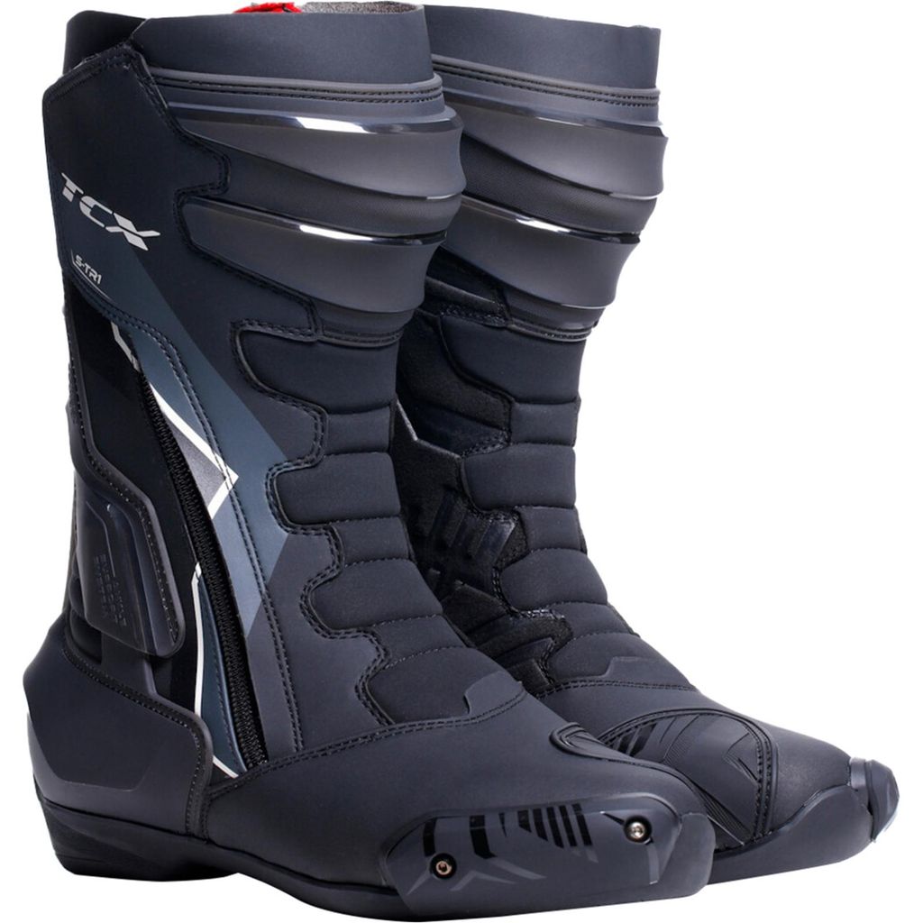 TCX S-TR1 Damen Motorradstiefel, schwarz/grau/weiß, 39 Produktbild 