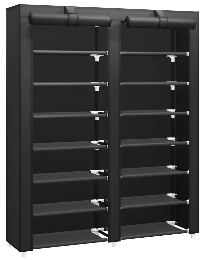 Armoire à chaussures textile 7 étages pour rangement entrée et couloir