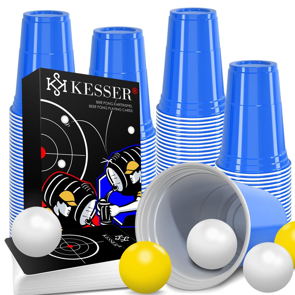 KESSER® Bierpong Set mit Kartenset, 100 Becher (473ml), 10 Produktbild 