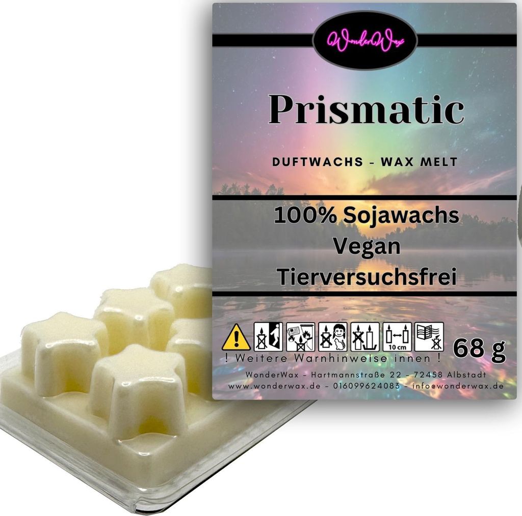 WonderWax Duftwachs Wax Melts für Duftlampe, 6 Sterne Duftmelt Wachsmelt Sojawachs Duftwachs Würfel für Raumdüfte, Wachs Duftöl Winter Indoor ...