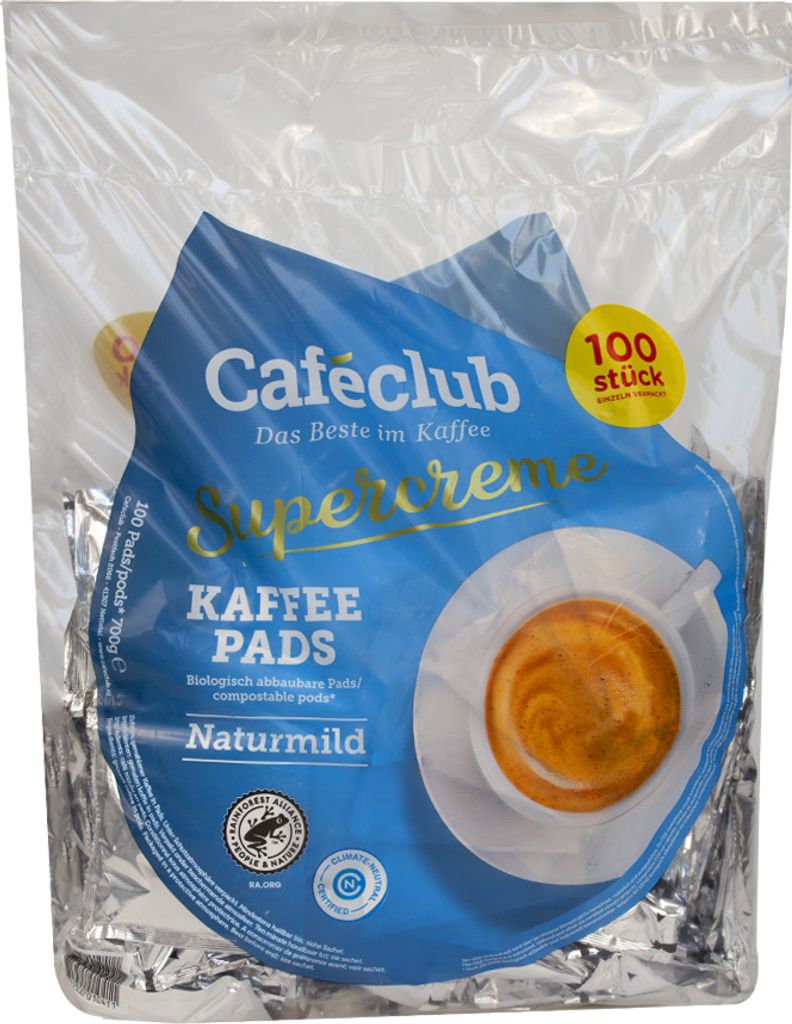 Cafeclub Naturmild Senseo Pads 100 szt. Zdjęcie produktu 
