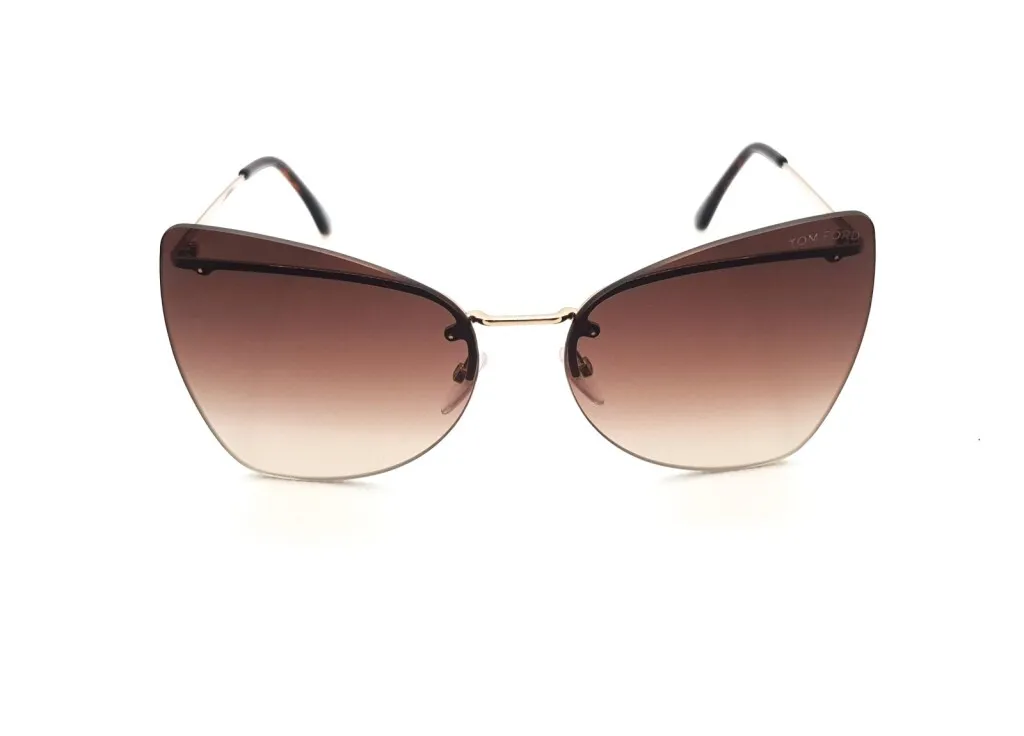 Lunettes de soleil Tom Ford FT0716 28K 61 - Monture Pilote Dorée Luxe