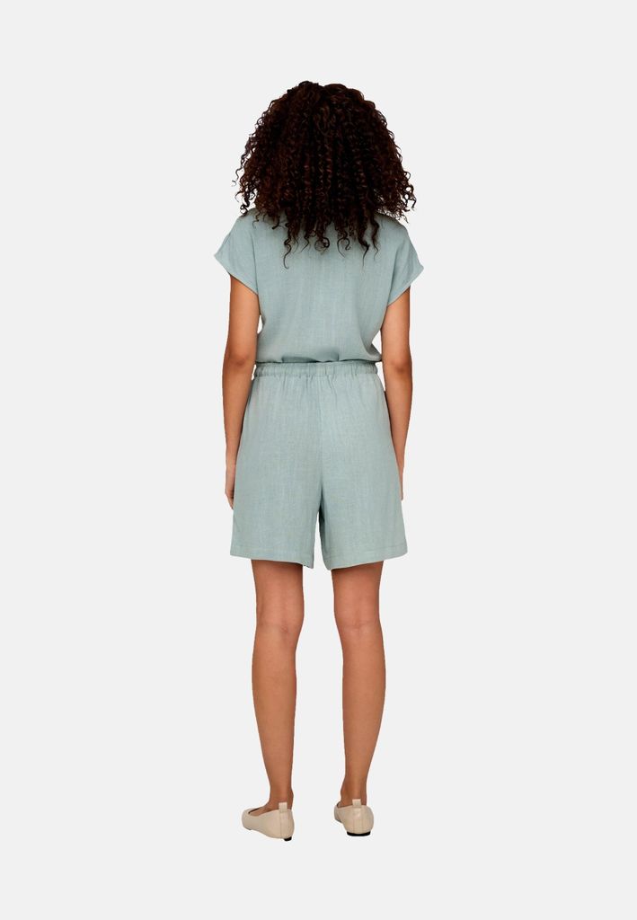 Only ONLSIESTA MW PULL-UP LIN BL SHORTS Abyss XL