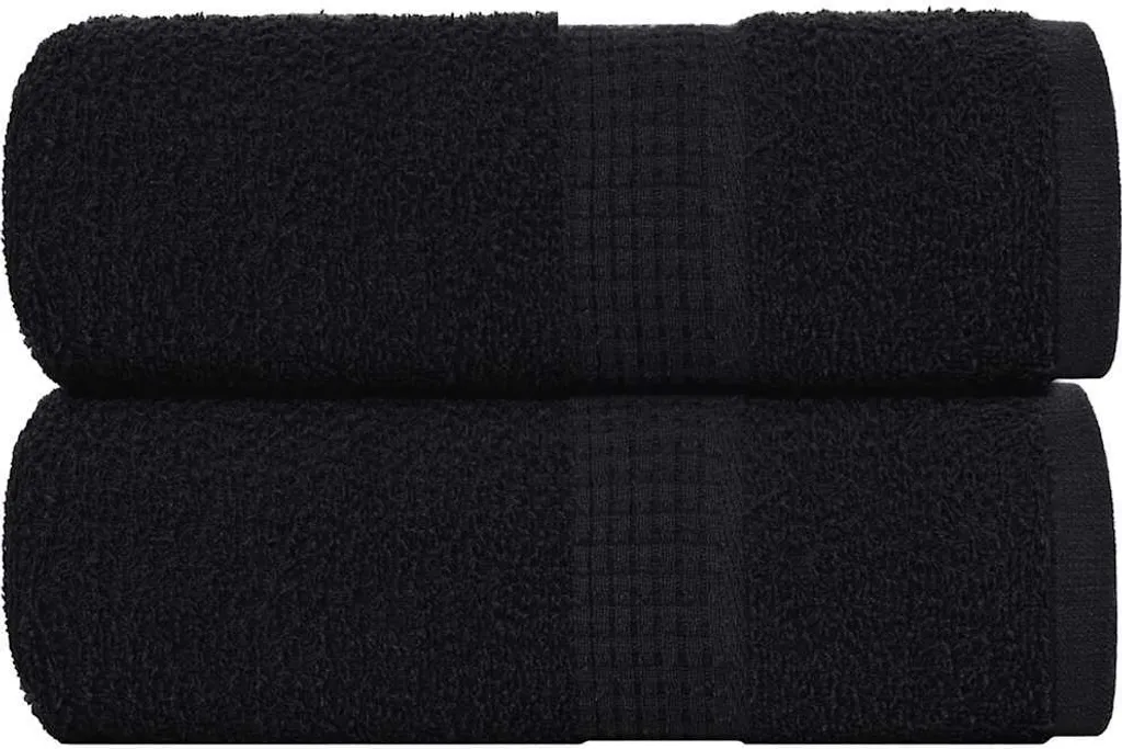 Salviette Professionali FROGN Nere 30x30 cm | Kit 2pz per Centri Estetici