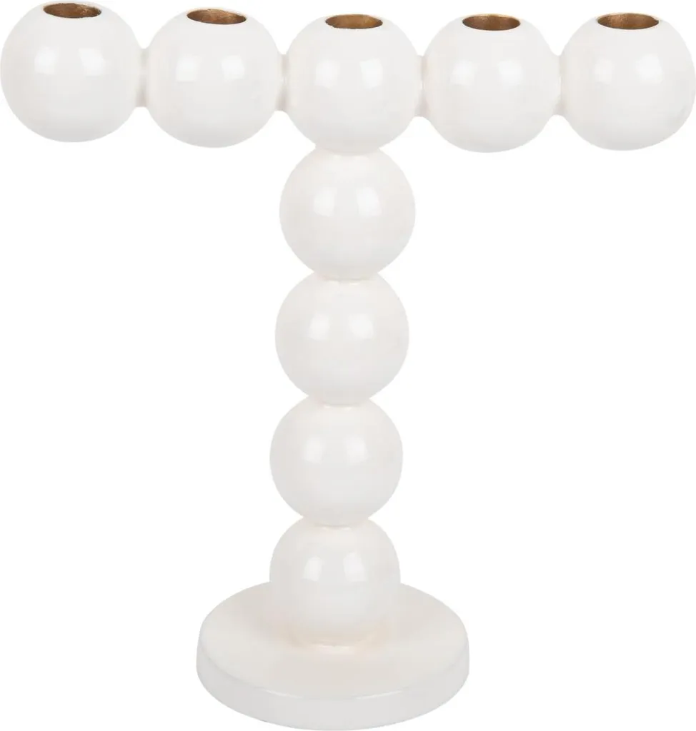 Chandelier Design Blanc Bubbles High - Bougeoir Moderne Present Time