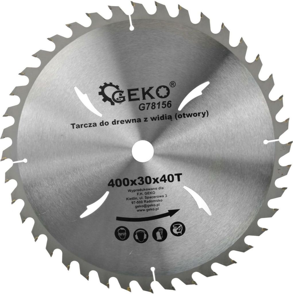 GEKO Kotouč pilový (vidiový) na dřevo 400x30x40T G78156 Obrázek produktu 
