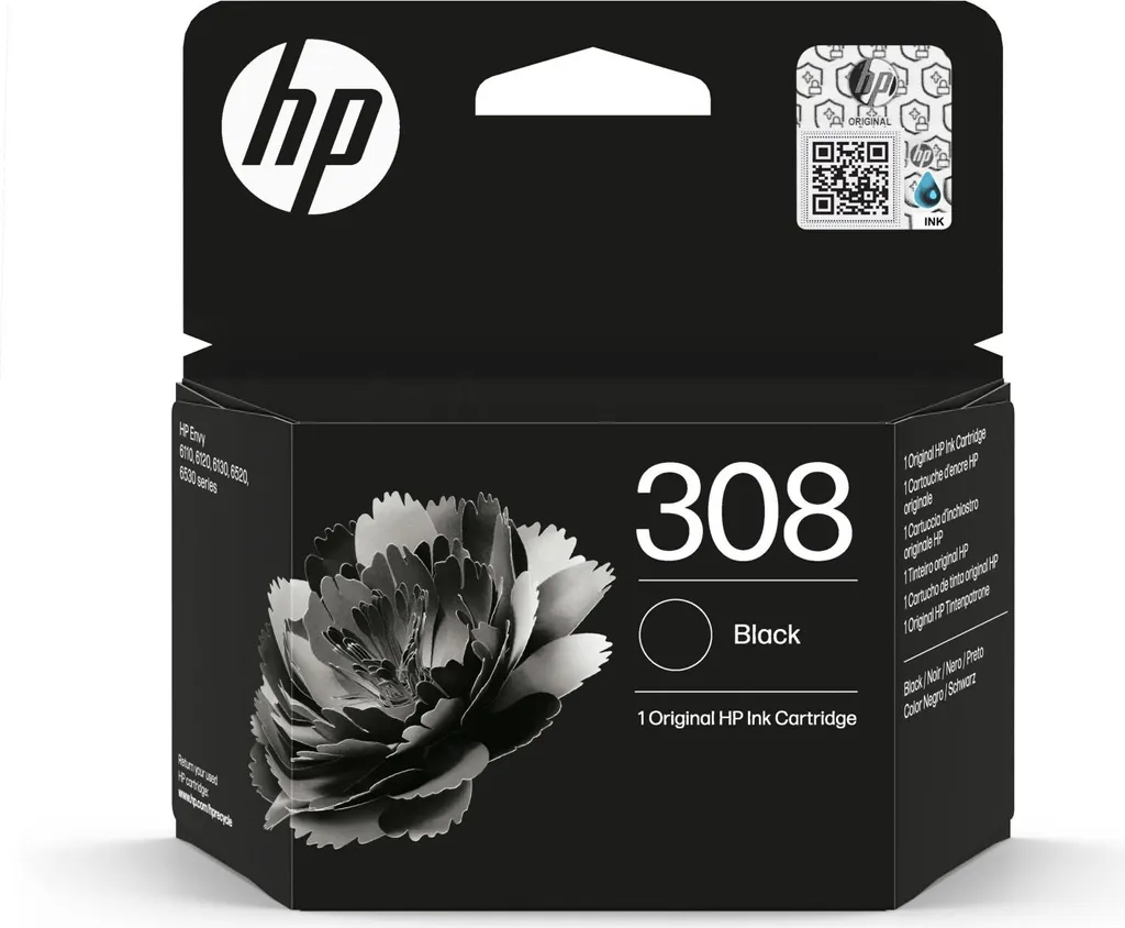 Cartuccia Originale HP 308 Nero - Spedizione Veloce e Garanzia HP Italia