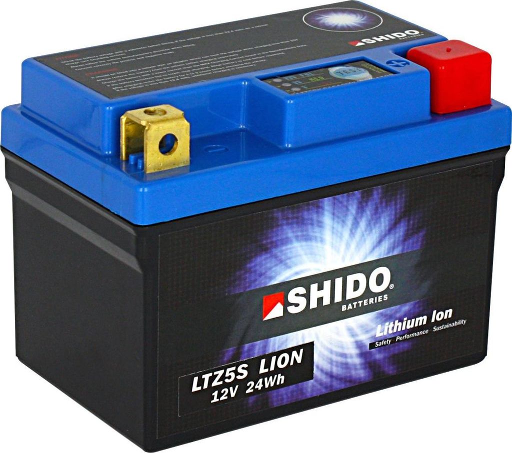 SHIDO LTZ5S LION -S- Batterie Lithium, Ion Blau (Preis inkl. EUR 7,50 Pfand)