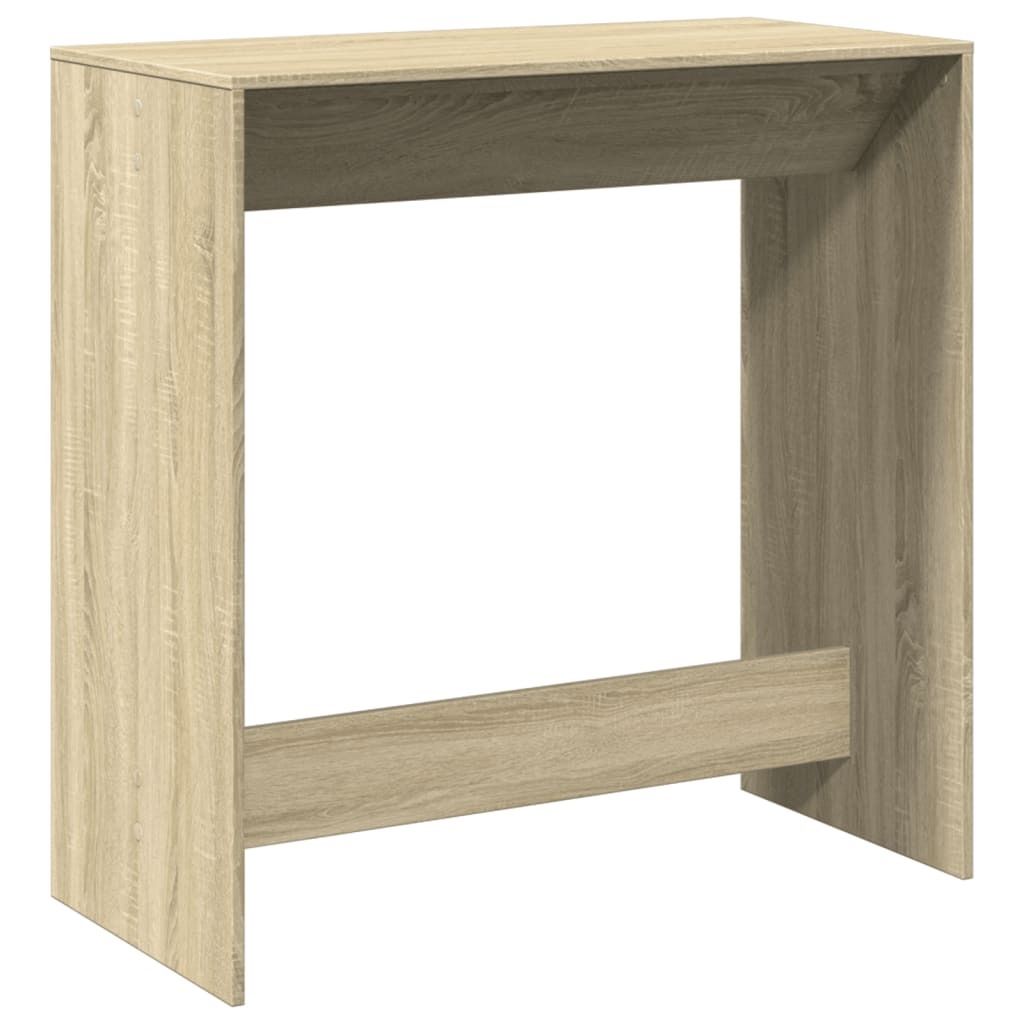 vidaXL Bartisch Sonoma-Eiche 102x50x103,5 cm Holzwerkstoff