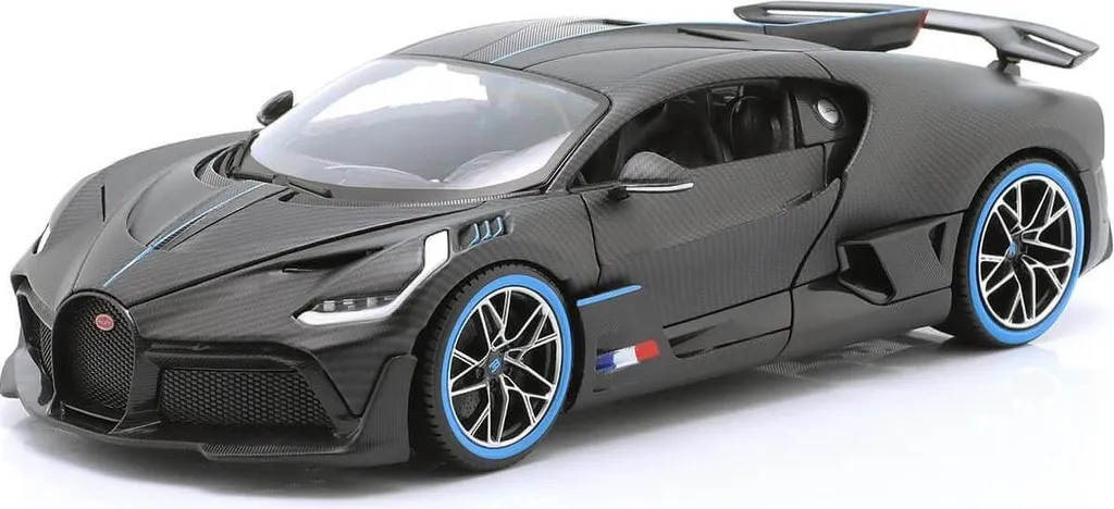 Bburago 18-11101 Bugatti Divo Carbon Grise 1:18 Edition Spéciale Métal
