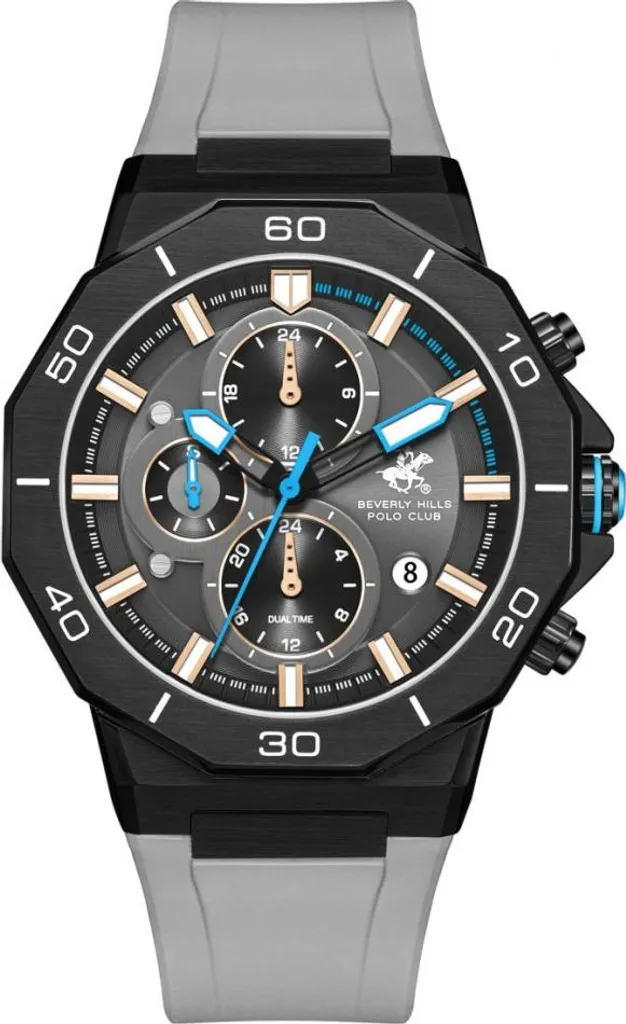 Montre Analogique Homme Grise BEVERLY HILLS Bracelet Acier BP3784X