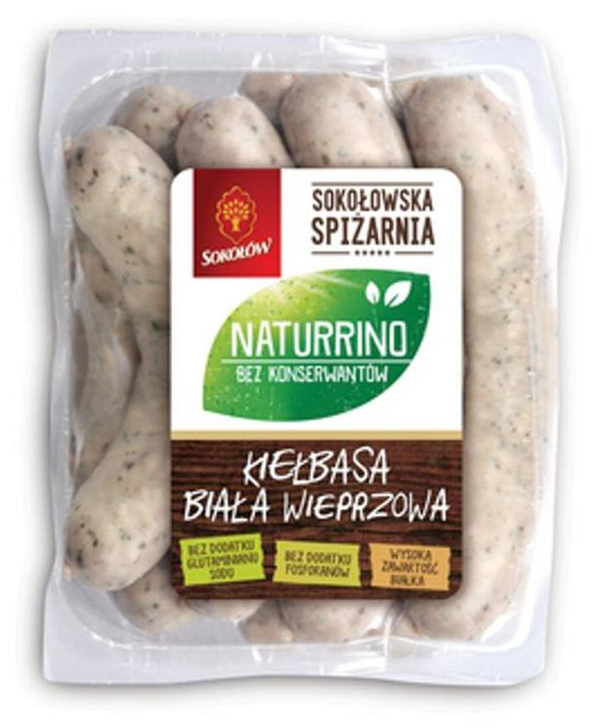 Kiełbasa biała wieprzowa Natturino 520 g Zdjęcie produktu 