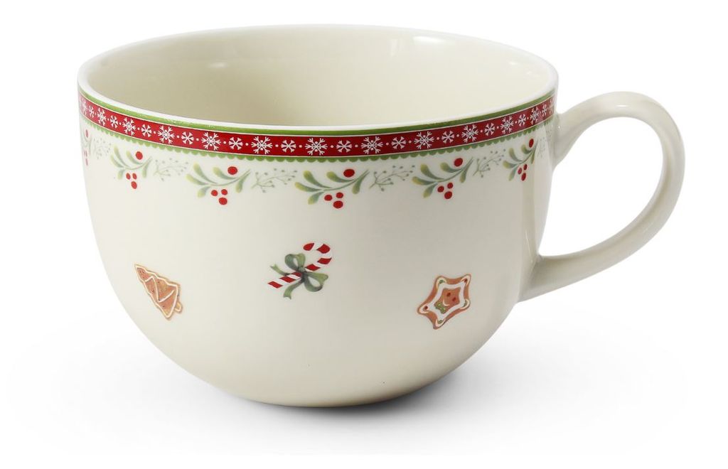 Hrnek JUMBO, 500 ml, perníčky, vánoční porcelán, Leander Obrázek produktu 