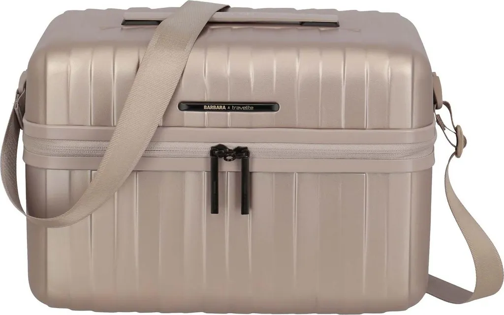 Beauty Case Travelite Barbara Novelty Satin Nude - Regalo Esclusivo