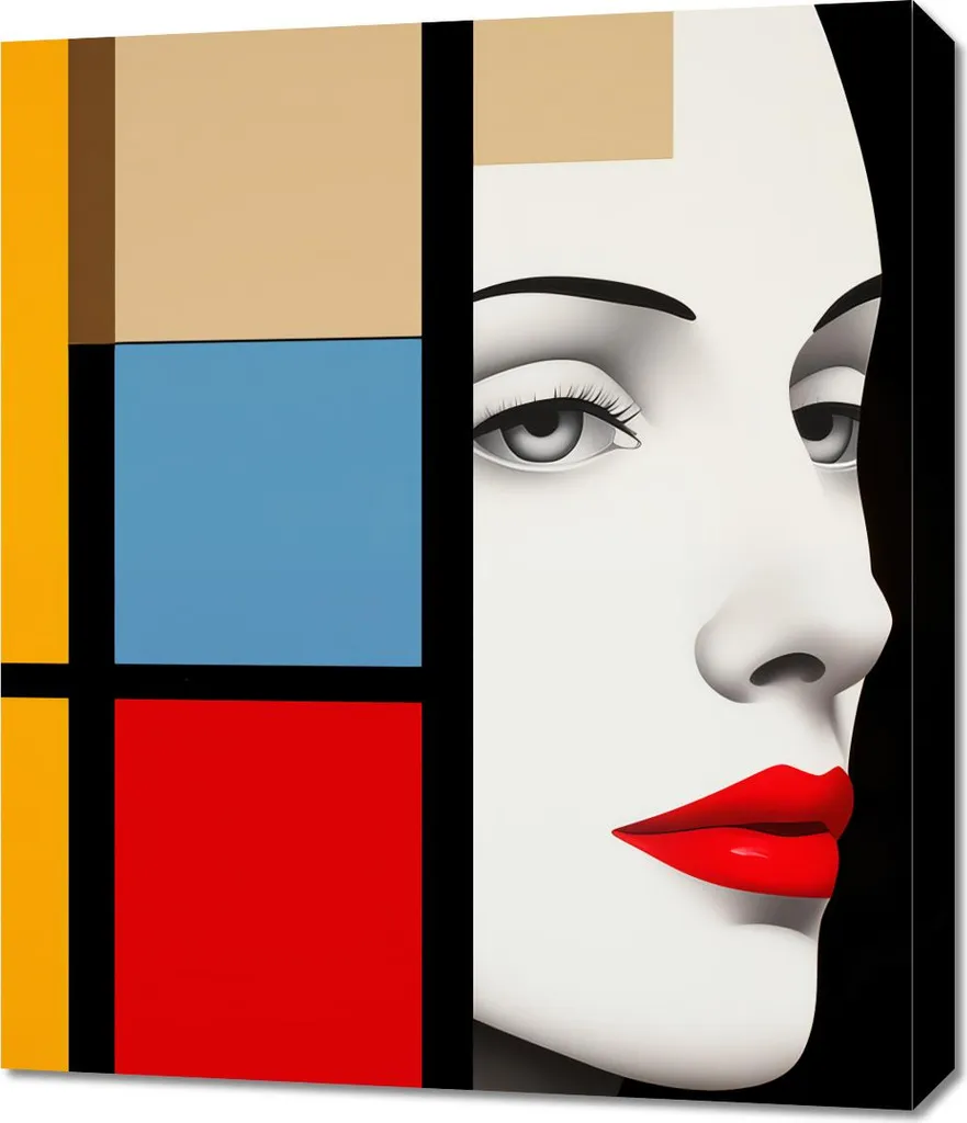 Image géométrique 60x70 cm : fini les murs vides avec ce design épuré