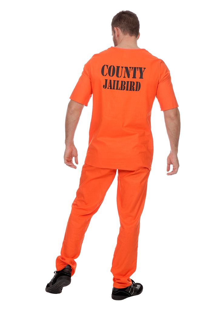 W5009-60 orange Herren Prisoner-Gauner-Jail