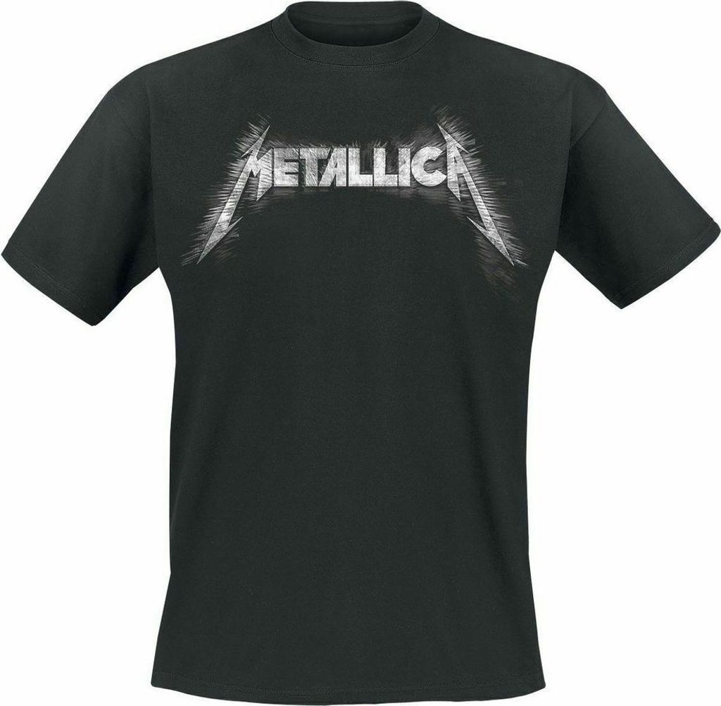 Metallica - "Spiked" T-Shirt für Herren/Damen Uni RO889 (XL) (Schwarz)
