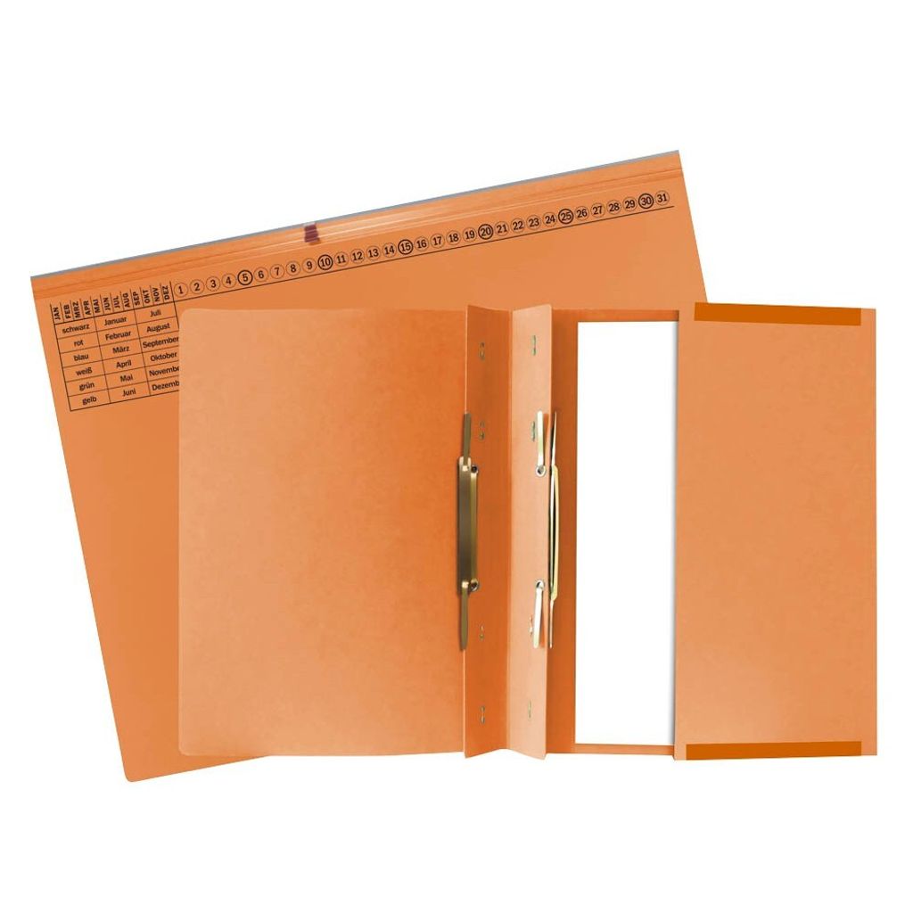 Exacompta 370309B - Konventioneller Dateiordner - Karton - Orange - 320 g/m² - 265 mm - 316 mm