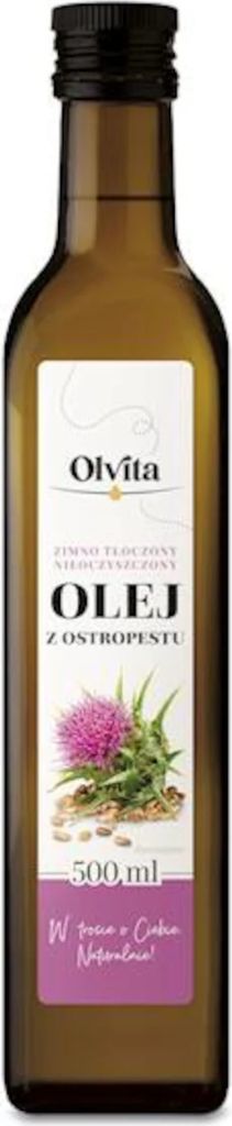 OLVITA Ostropestřecový olej lisovaný za studena 500 ml Obrázek produktu 