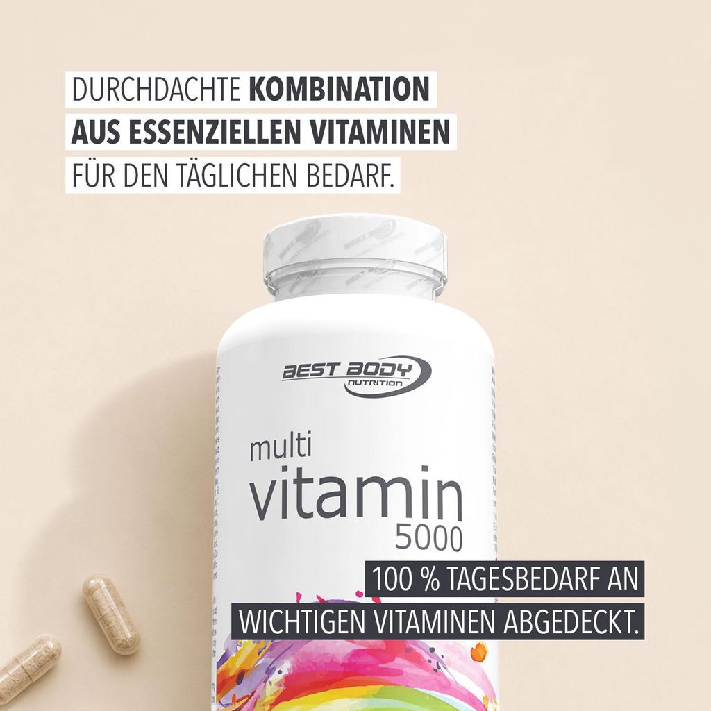 Best Body Nutrition - Multi 5000 Kapseln - 100 Stück/Dose Produktbild 