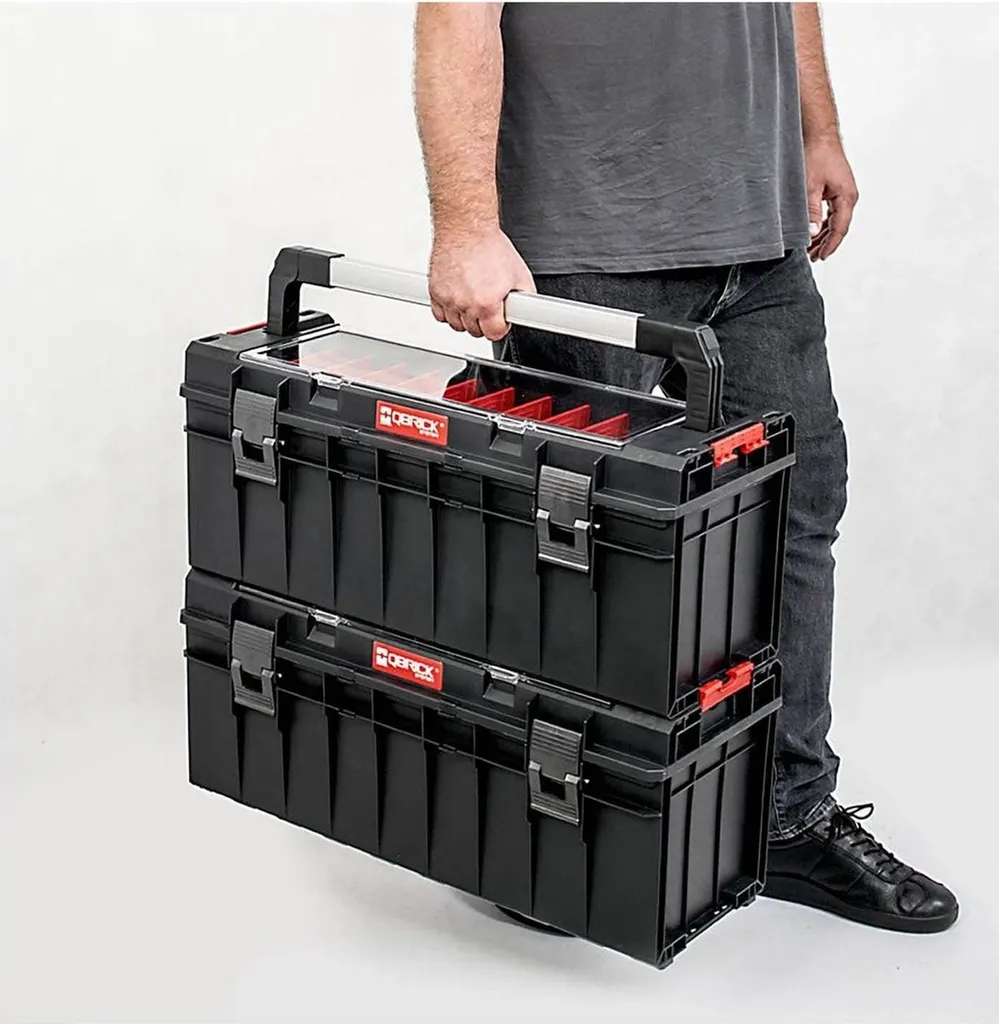 Boîte à Outils Étanche IP54 Qbrick System PRO 700 Volume 29L Modulable - 12
