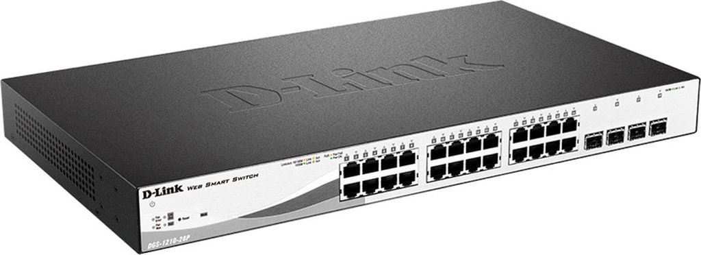 D-Link DGS-1210-28P 28-Port Layer2 PoE Gigabit Smart Produktbild 