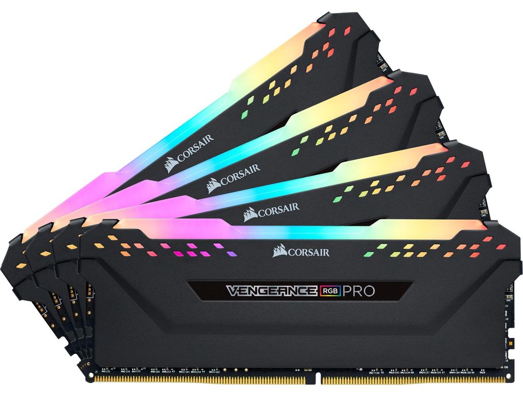 DIMM 32 GB DDR4-3200 (4x 8 GB) Quad-Kit (schwarz, Produktbild 