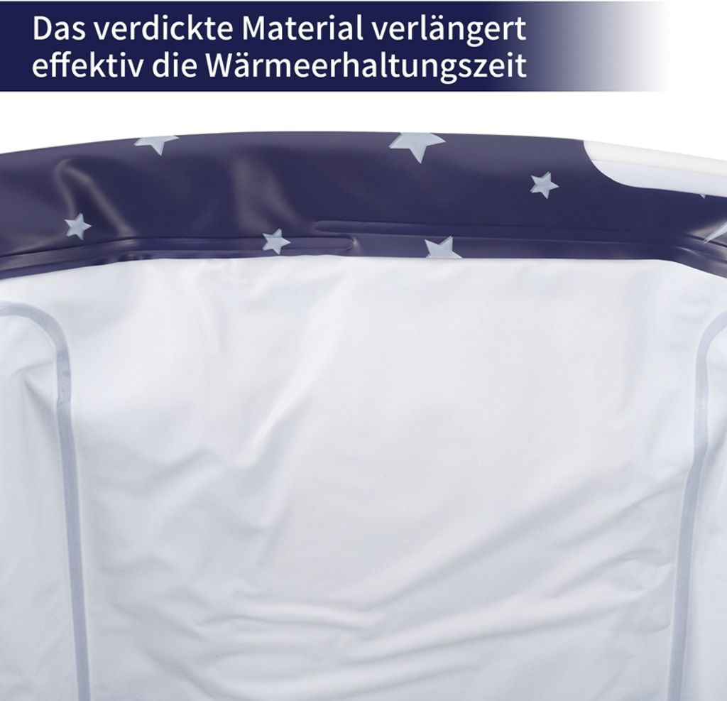 70 * 65 cm Skládací vana Přenosná SPA vana Koupelna pro Obrázek produktu 8