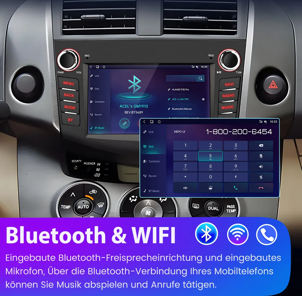 Autoradio Multimedia RAV4 2006-2012 | Android 15 GPS Bluetooth WIFI - 9