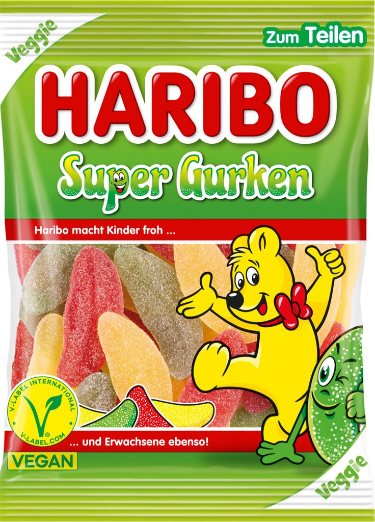 Haribo Fruchtgummi Super Gurken 175g