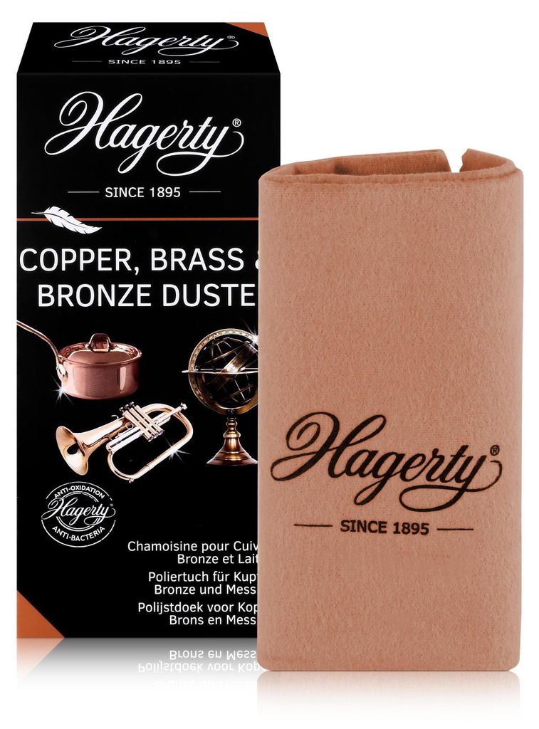 Hagerty Copper, Brass & Bronze Duster - Poliertuch für Kupfer, Bronze (1er Pack)