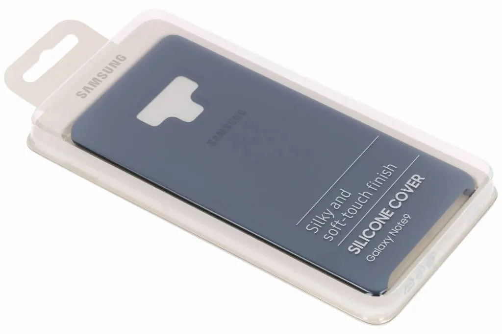 SAMSUNG EF-PN960TL Coque Silicone Bleu pour Galaxy Note 9 Originale - 5