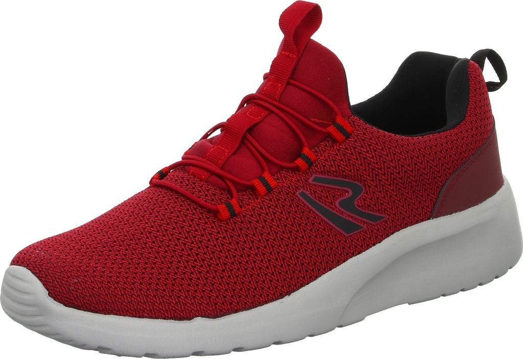 Sneakers Herren-Sneaker Rot-Schwarz-Weiß, Farbe:rot, EU Größe:45