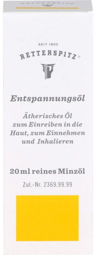Retterspitz Entspannungsöl, 20 ml ätherisches Öl
